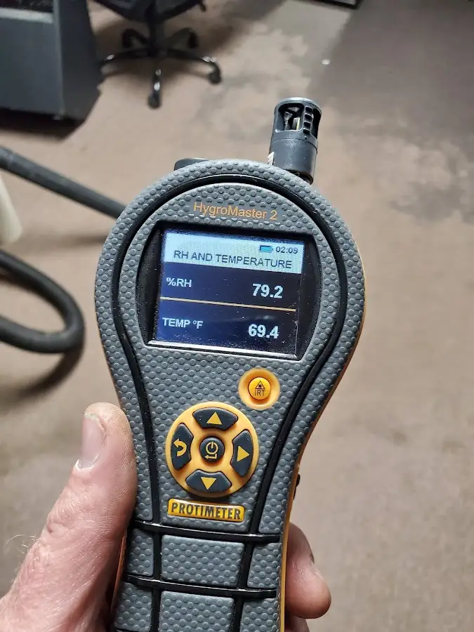 Moisture meter humidity assessment for Mold Remediation & Removal in New Hope